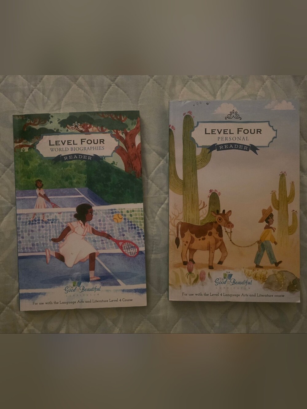 The Good The Beautiful Curriculum Level 4 Language Arts Readers *BUNDLE* 2 Books